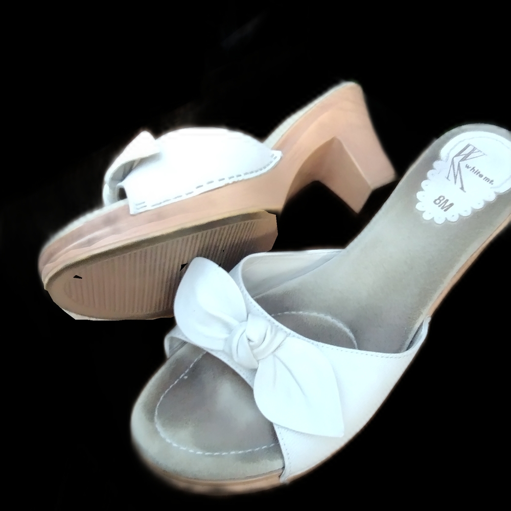 White Mt. Women's Heeled Sandals 8